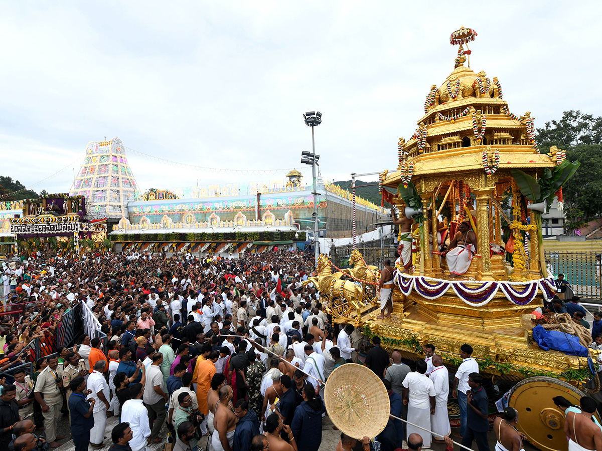 Tirumala Brahmotsavams 2025 at Swarna Ratham Photos1