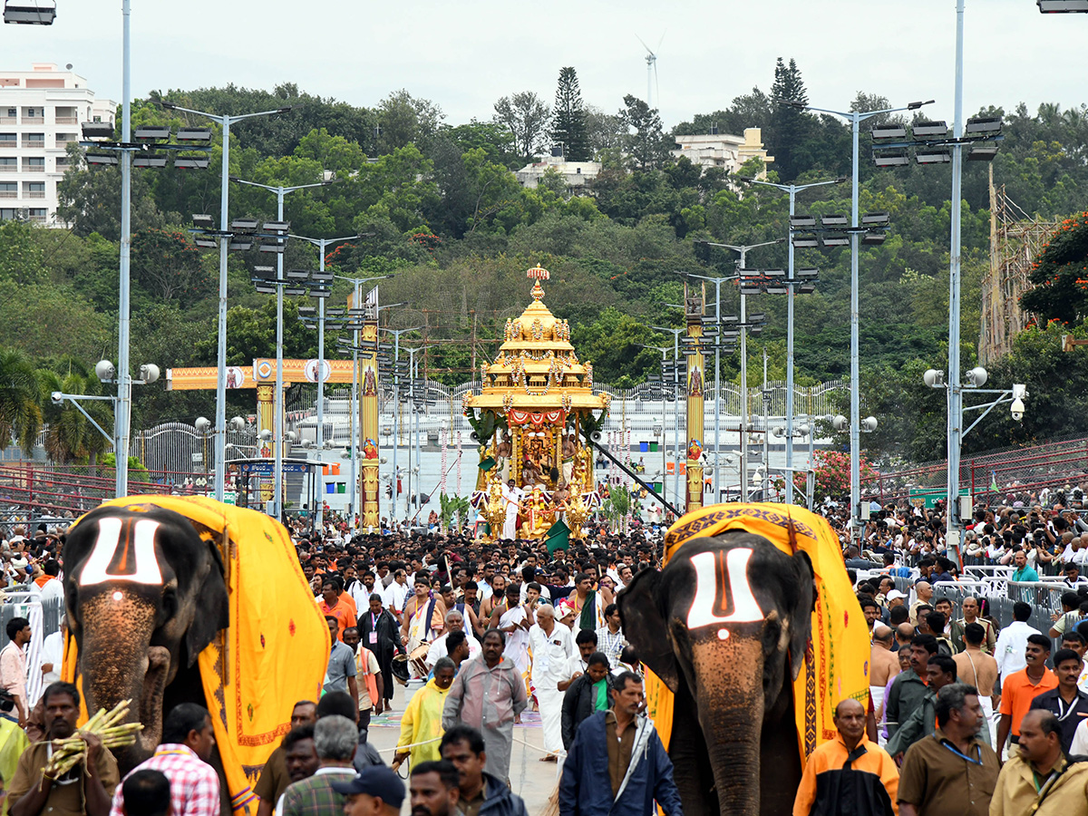 Tirumala Brahmotsavams 2025 at Swarna Ratham Photos17