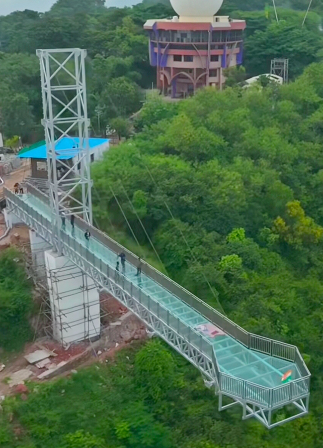 India Longest Glass Bridge in Vizag Photos Goes Viral6