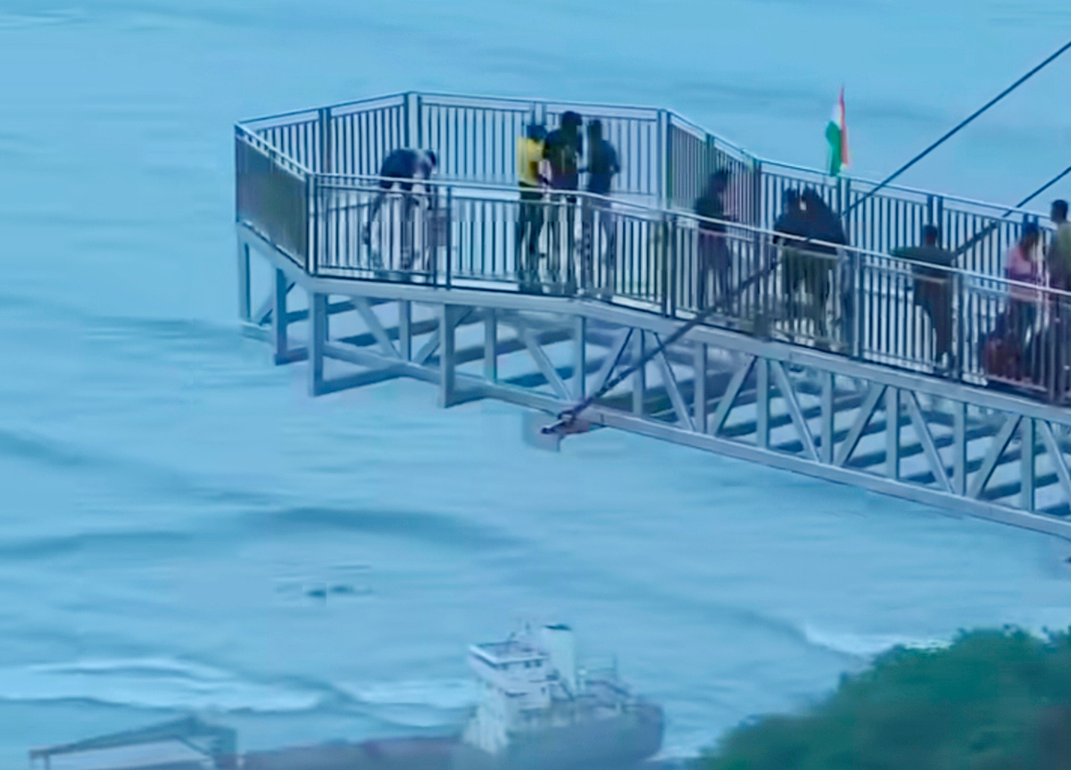 India Longest Glass Bridge in Vizag Photos Goes Viral7