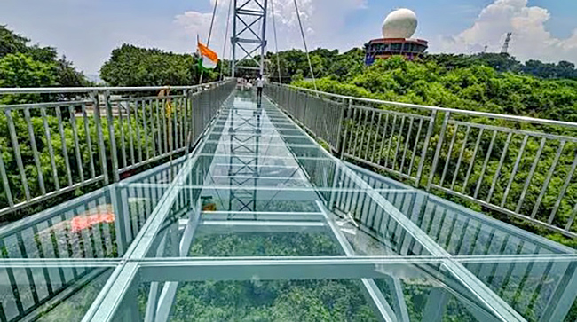 India Longest Glass Bridge in Vizag Photos Goes Viral9