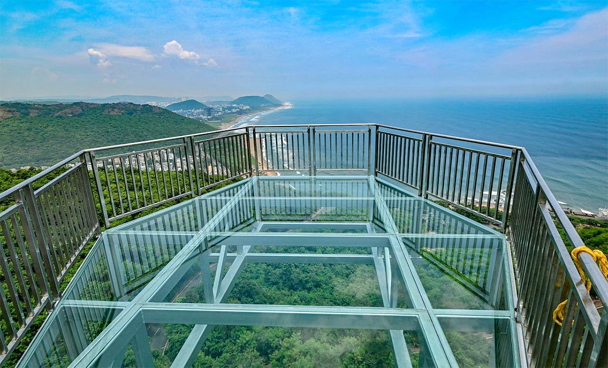 India Longest Glass Bridge in Vizag Photos Goes Viral3