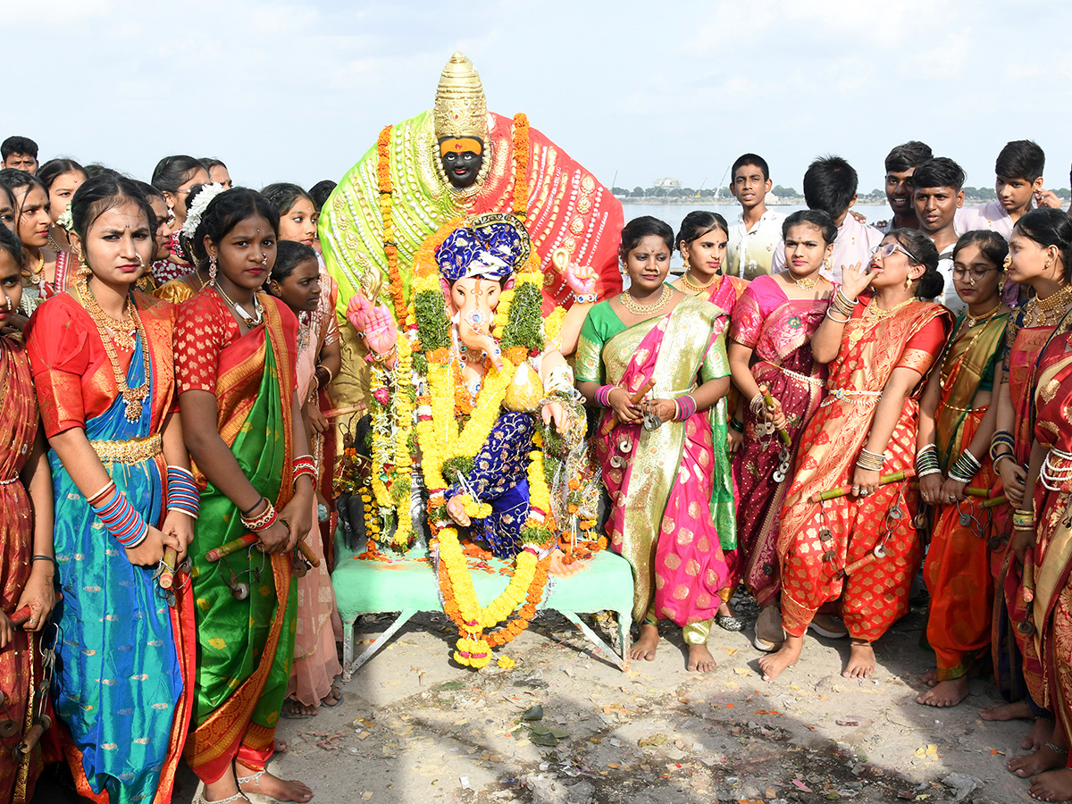 Ganesh Nimajjanam 2025 At Hussain Sagar Photos10