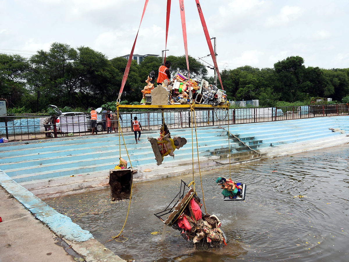 Ganesh Nimajjanam 2025 At Hussain Sagar Photos11