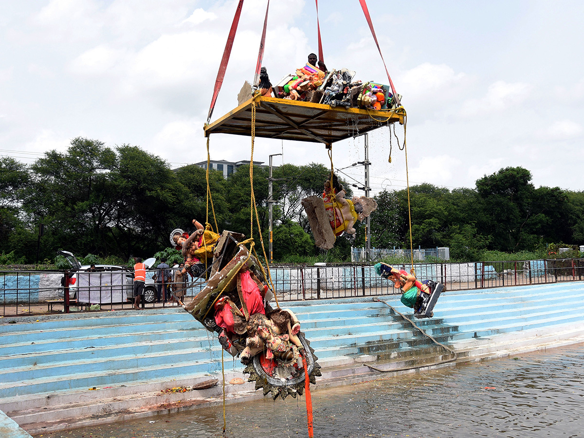 Ganesh Nimajjanam 2025 At Hussain Sagar Photos12