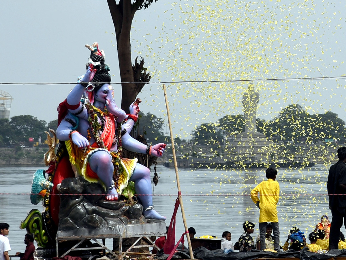 Ganesh Nimajjanam 2025 At Hussain Sagar Photos13