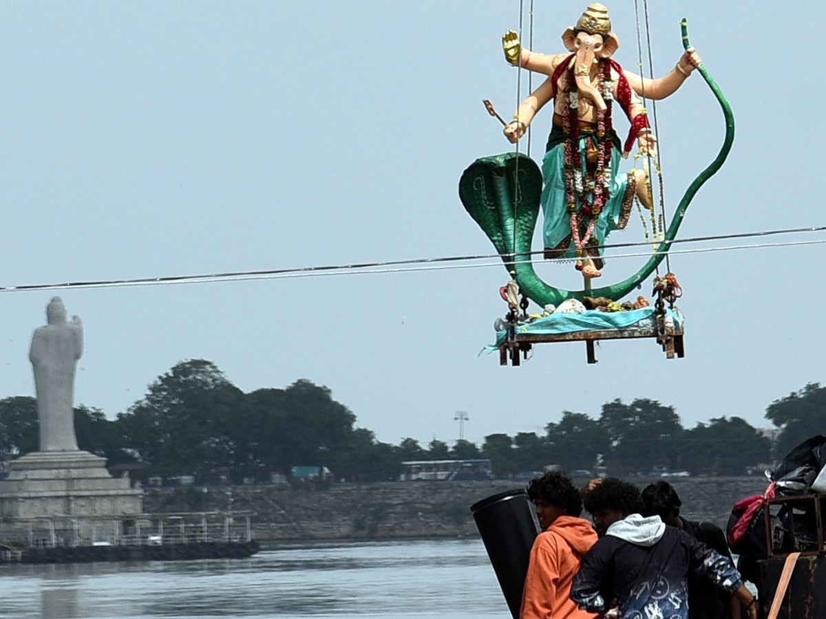 Ganesh Nimajjanam 2025 At Hussain Sagar Photos14