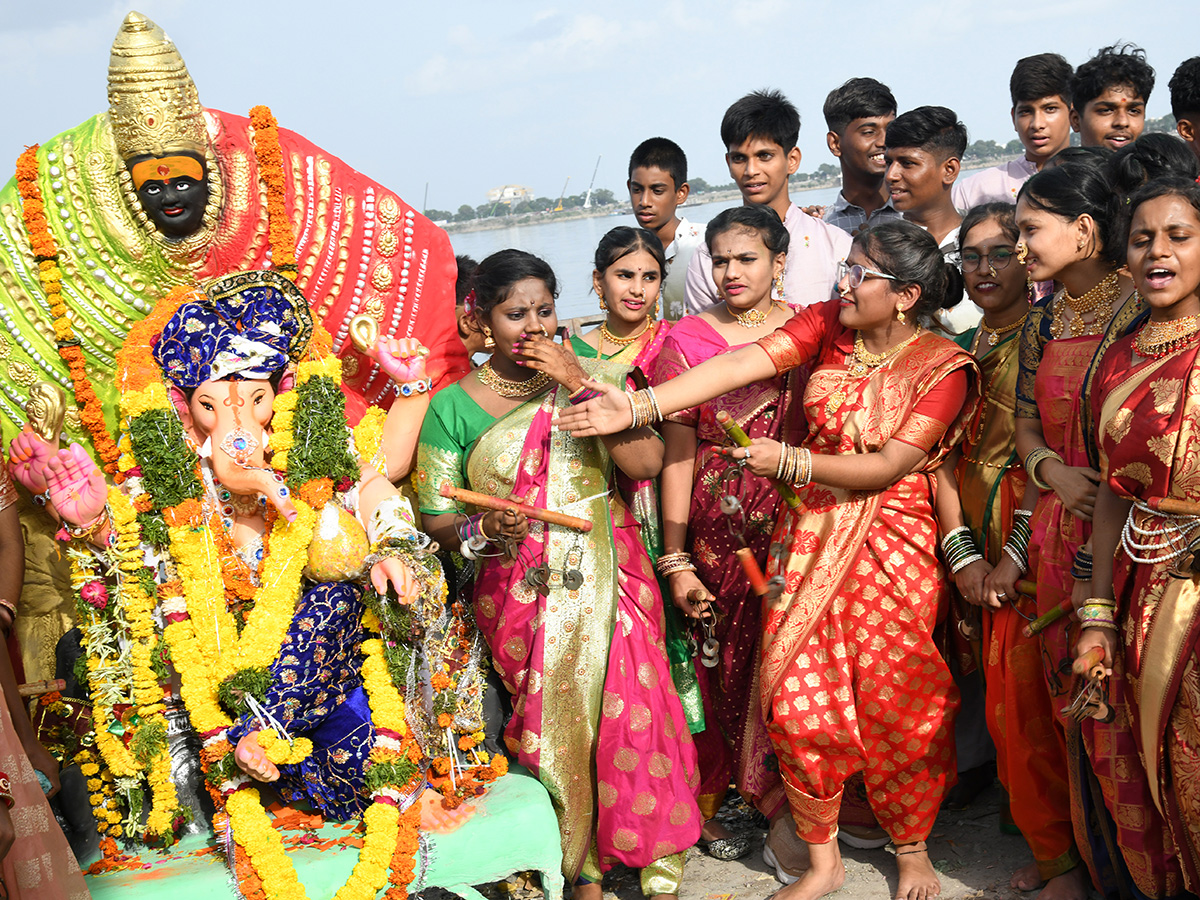 Ganesh Nimajjanam 2025 At Hussain Sagar Photos9