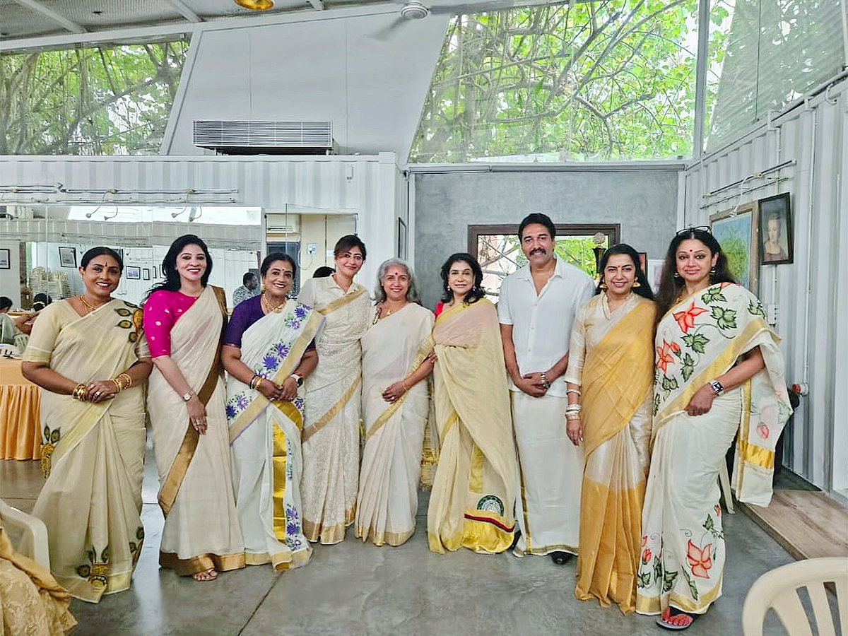 Onam festival celebrations in Suhasini Maniratnam house11