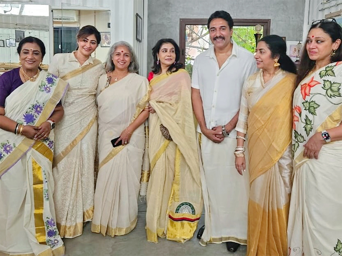 Onam festival celebrations in Suhasini Maniratnam house12