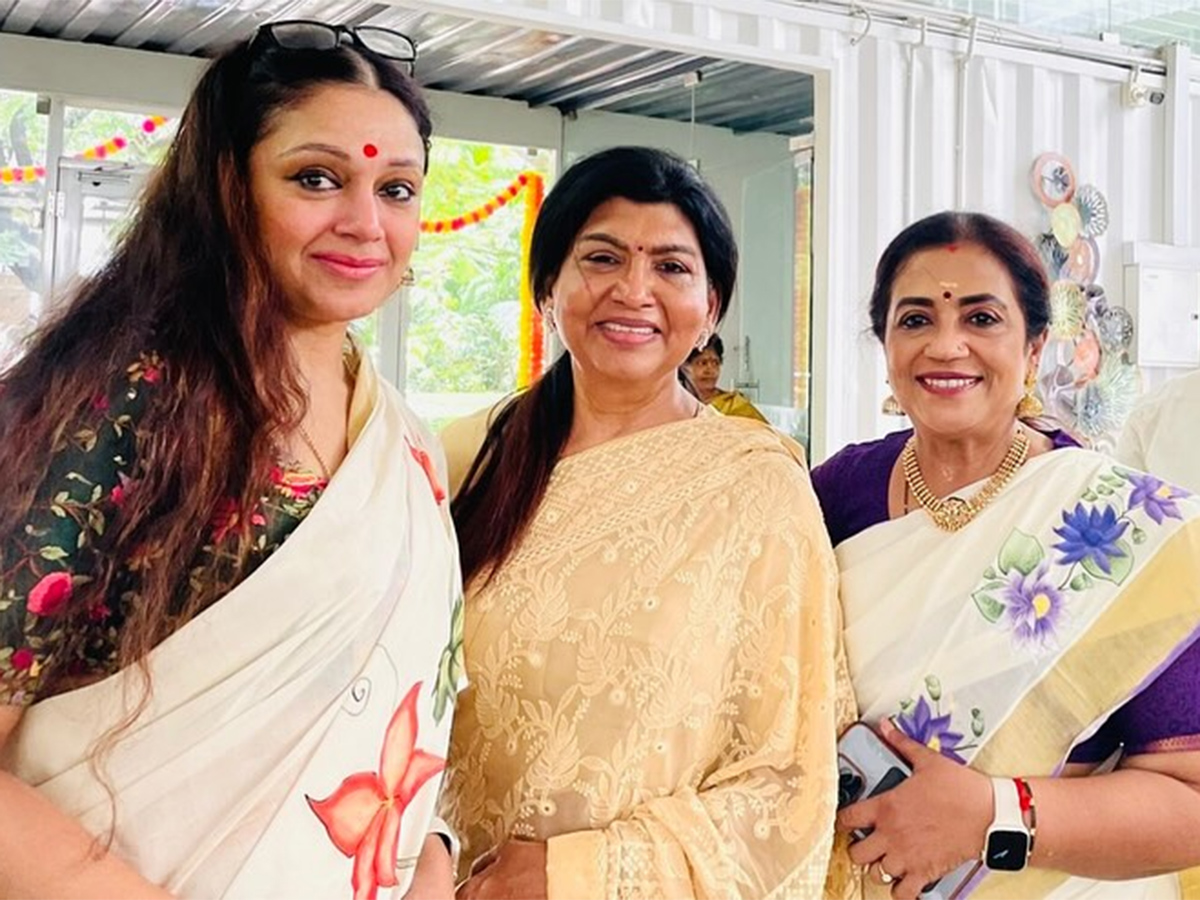 Onam festival celebrations in Suhasini Maniratnam house3