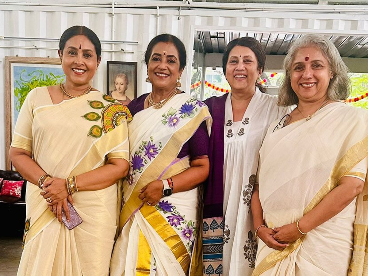 Onam festival celebrations in Suhasini Maniratnam house7