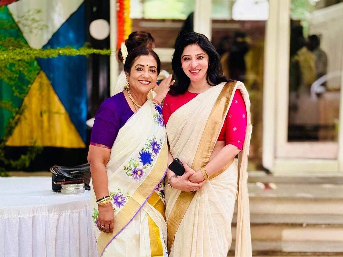 Onam festival celebrations in Suhasini Maniratnam house8