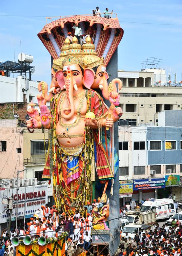 Khairatabad Ganesh 2025 Shobha Yatra Photos23