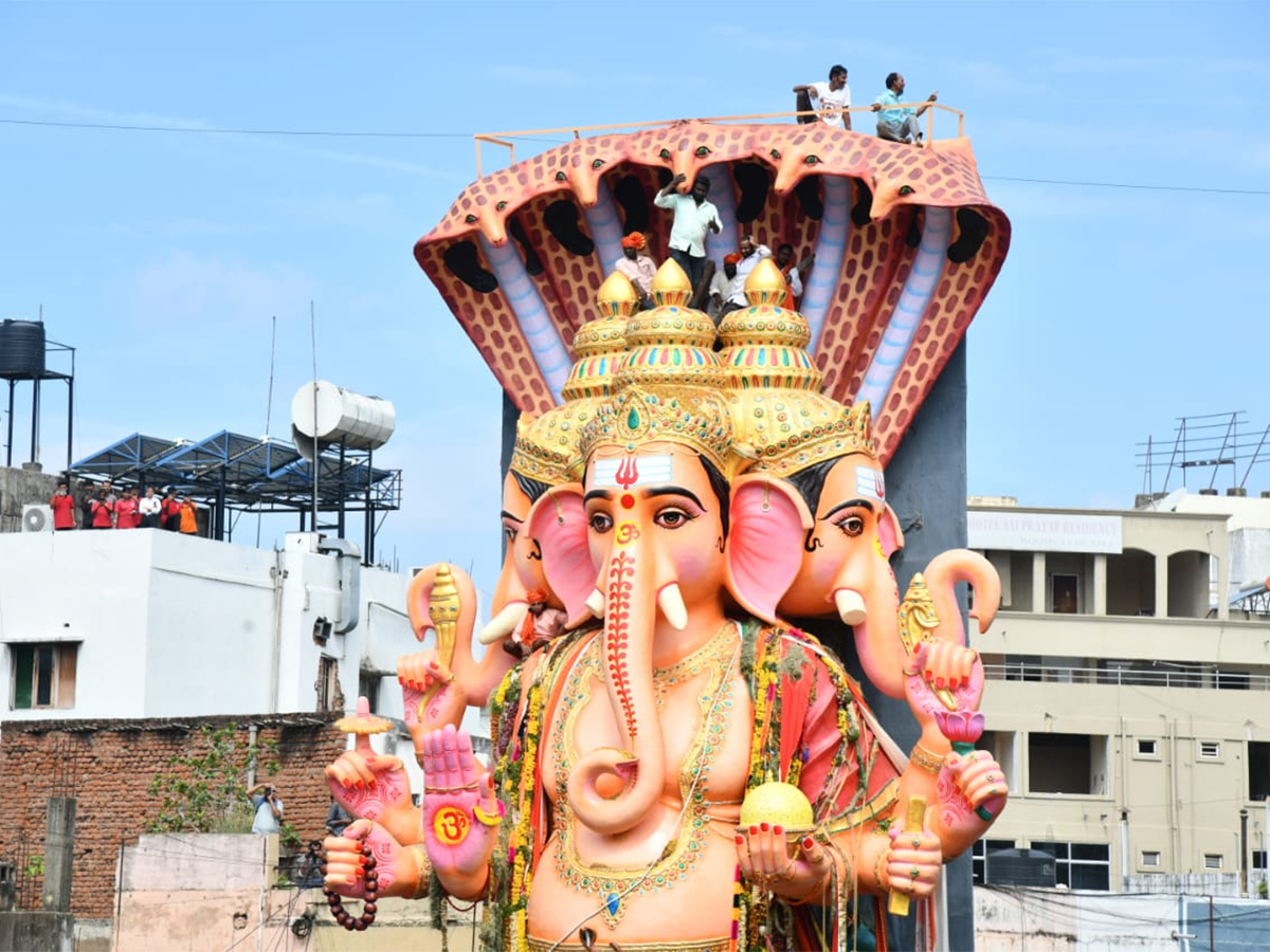 Khairatabad Ganesh 2025 Shobha Yatra Photos24