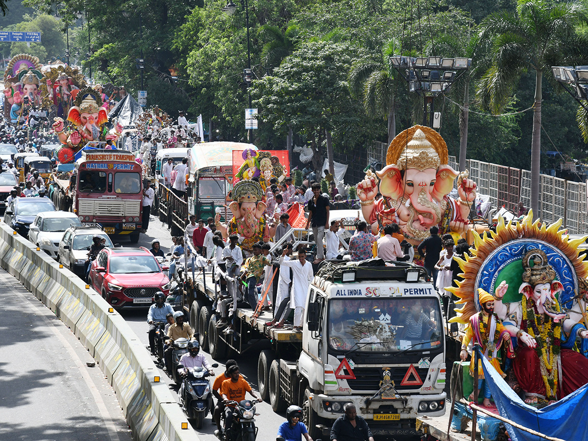 Ganesh Nimajjanam 2025 At Tank Bund Hyderabad1