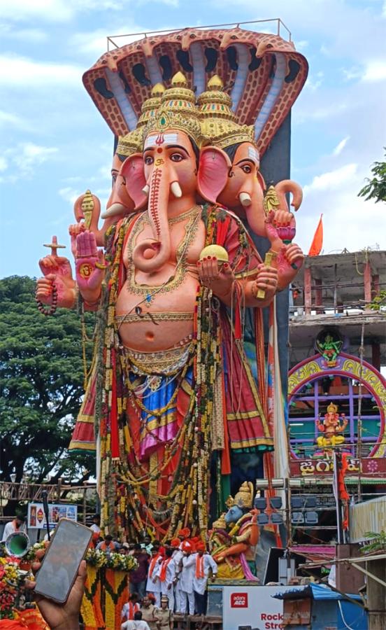Khairatabad Ganesh 2025 Shobha Yatra Photos14