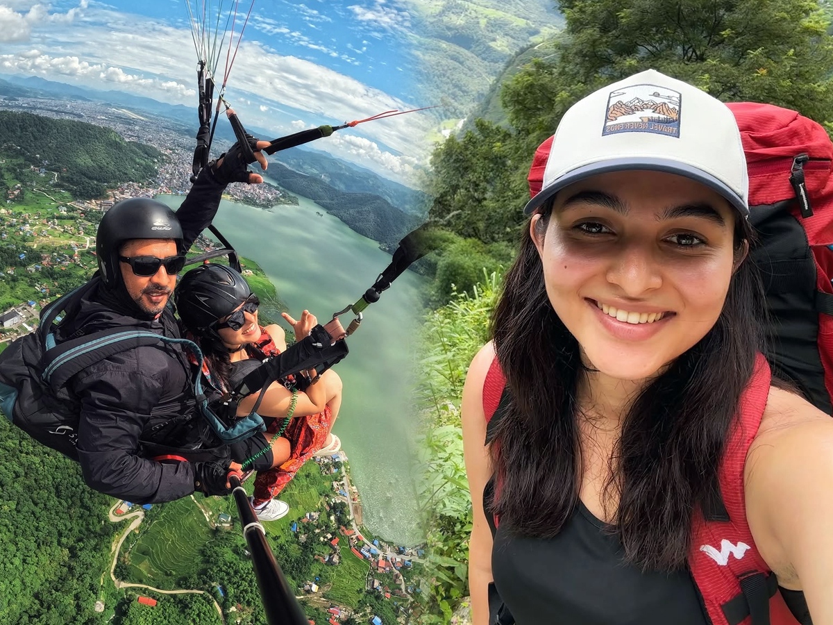 'Dragon' Movie Beauty Kayadu Lohar Nepal Trip (Photos)1