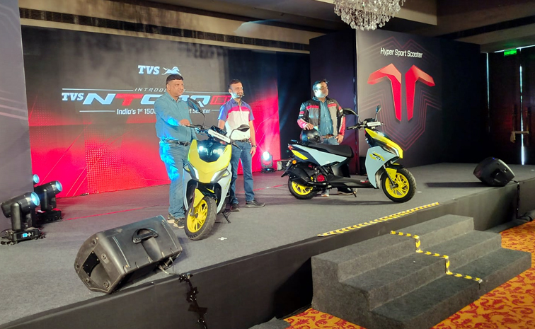 TVS Ntorq 150 launched in Hyderabad2