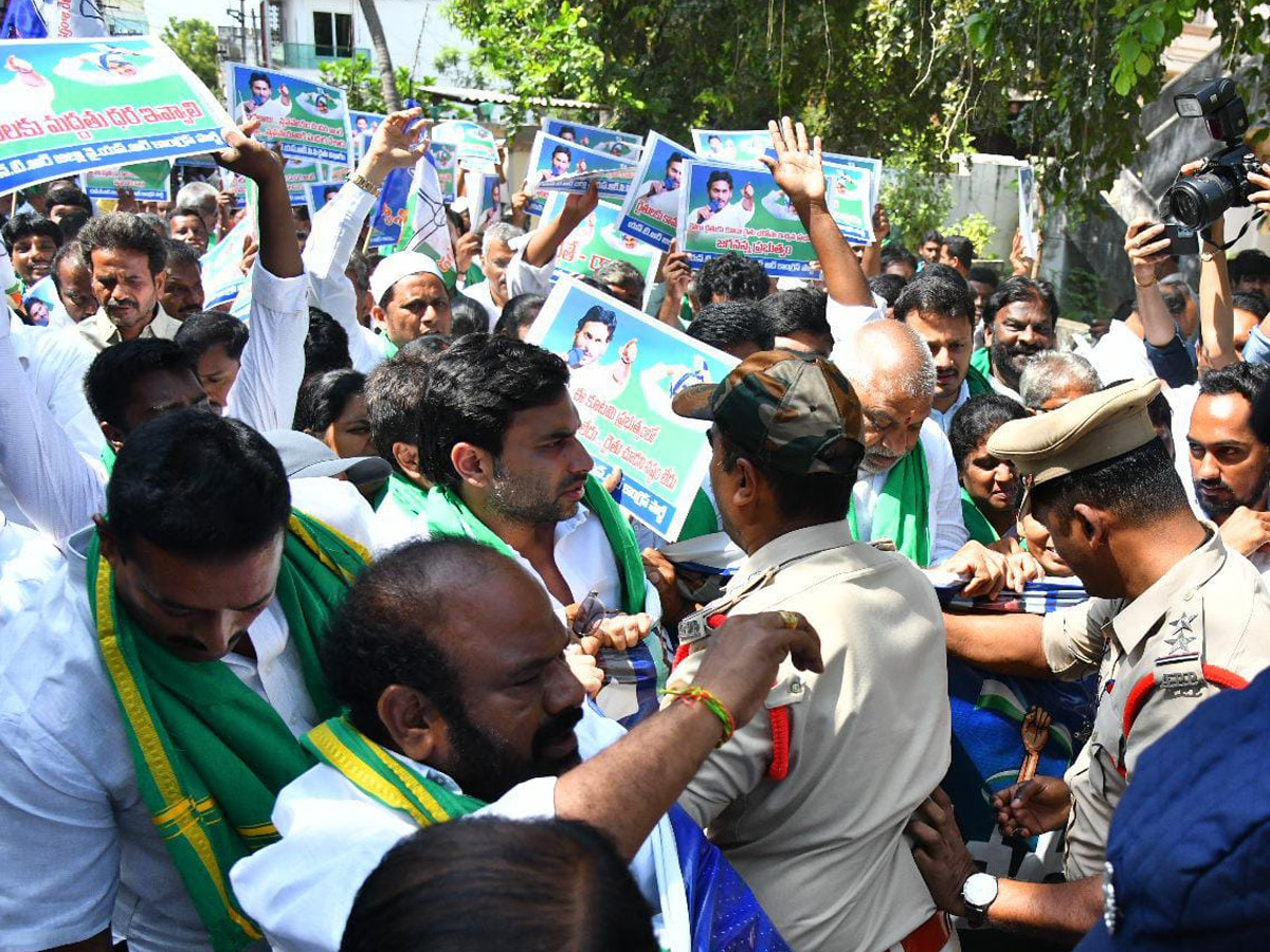Andhra Pradesh State Wide Annadata Poru Protests Photos23