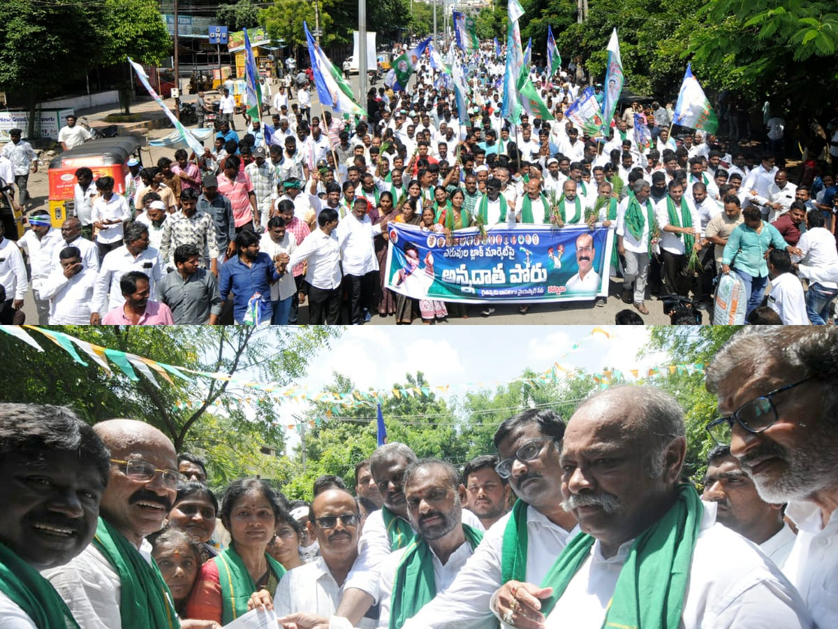 Andhra Pradesh State Wide Annadata Poru Protests Photos37