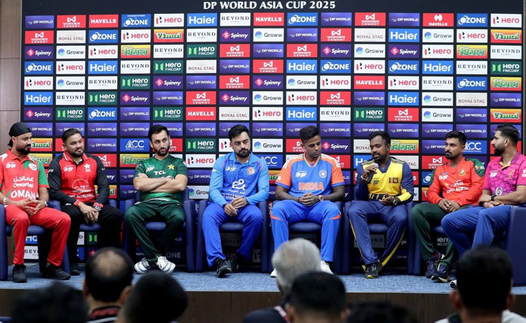 Asia Cup 2025: captains Gather for joint press conference In Dubai Photos8