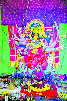 శ్రీదుర్గాదేవిగా  అమ్మవారి దర్శనం 
2