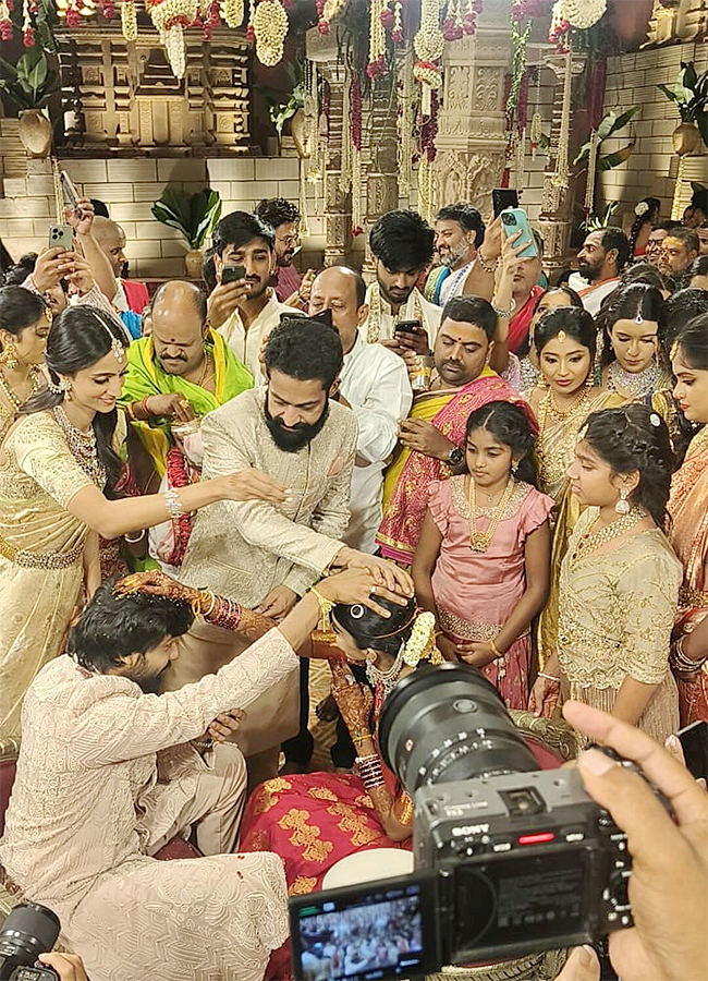 Jr NTR brother in law Narne Nithin wedding Photos14