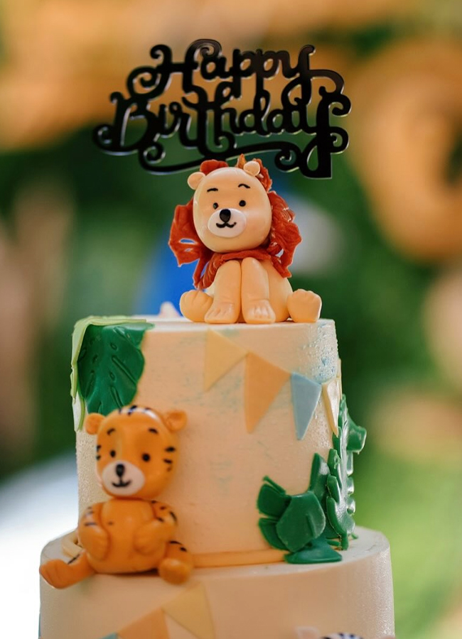 Tollywood Hero Nithiin son 1st birthday celebrations geos viral photos6