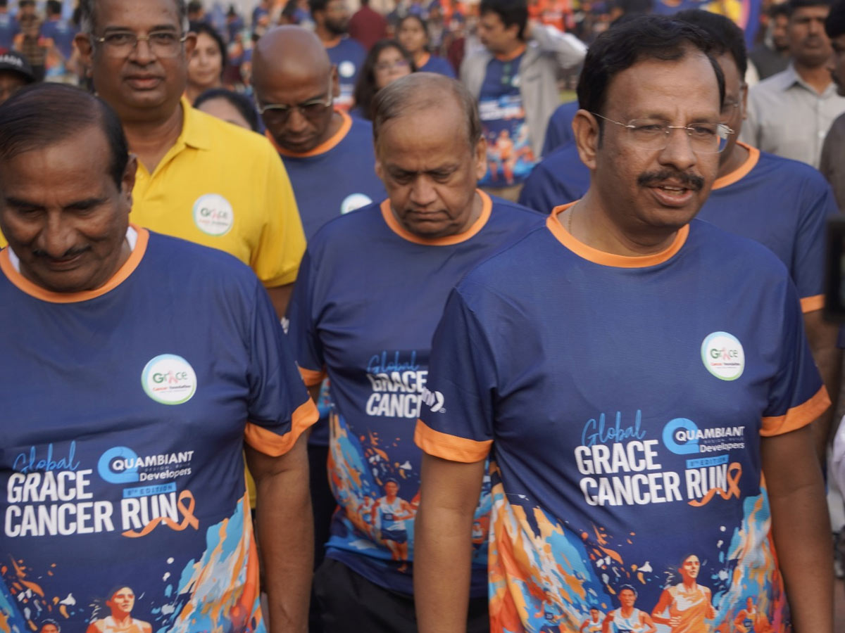 Hyderabad Joins Hands for Cancer Awareness Run 2025 Photos10