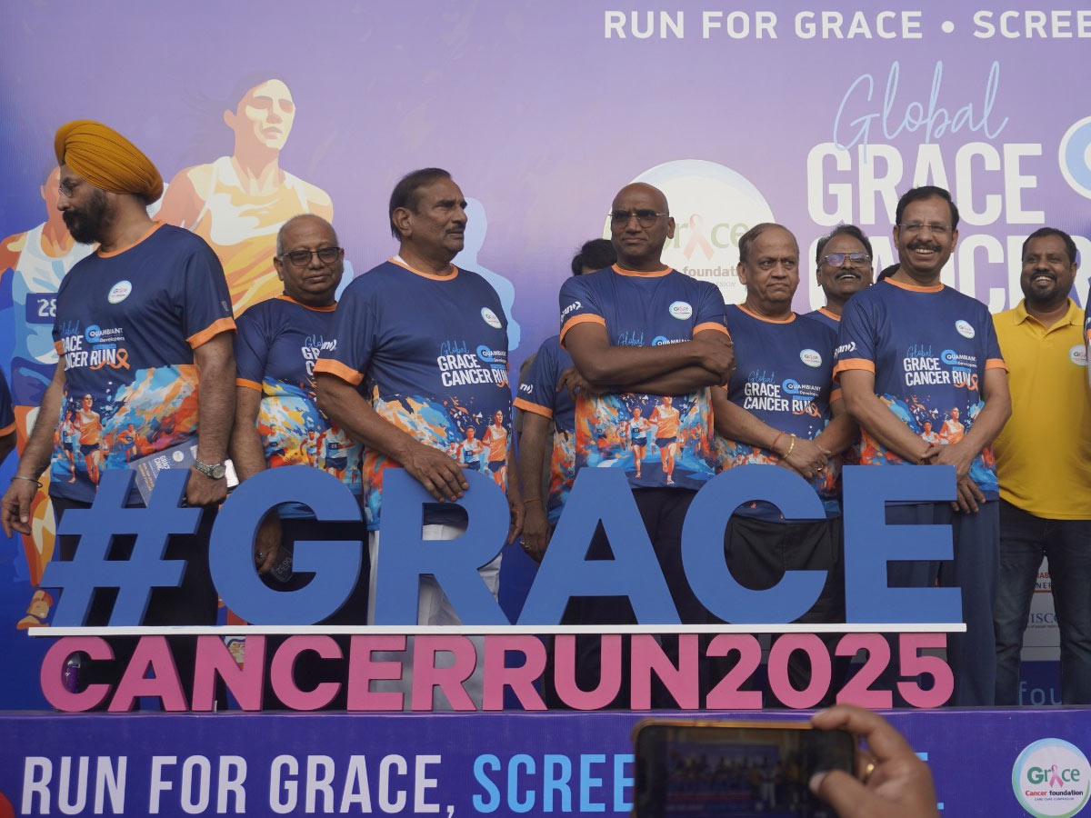 Hyderabad Joins Hands for Cancer Awareness Run 2025 Photos13