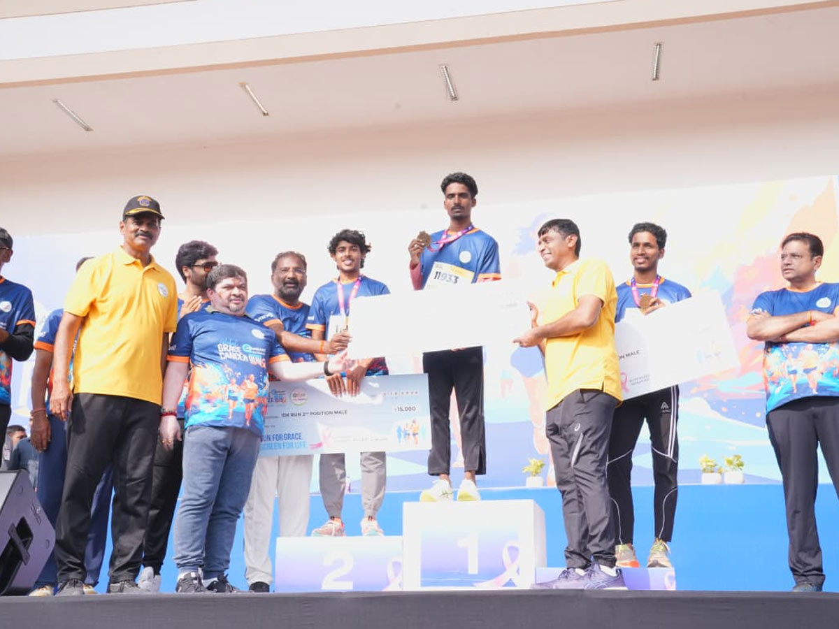 Hyderabad Joins Hands for Cancer Awareness Run 2025 Photos3