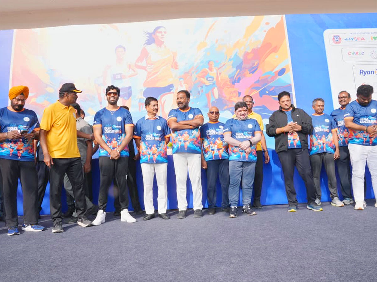 Hyderabad Joins Hands for Cancer Awareness Run 2025 Photos6