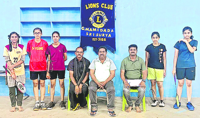 షటిల్ బ్యాడ్మింటన్ క్రీడాకారుల ఎంపిక 1