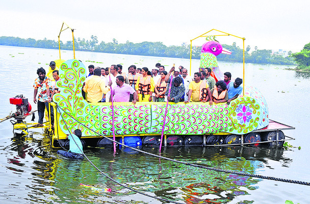 తెప్పోత్సవం ట్రయల్ రన్ సక్సెస్ 1