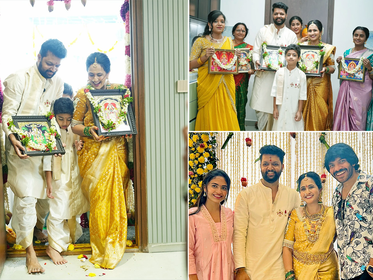 Bigg Boss Fame Anchor Lasya Manjunath New Housewarming Photos1