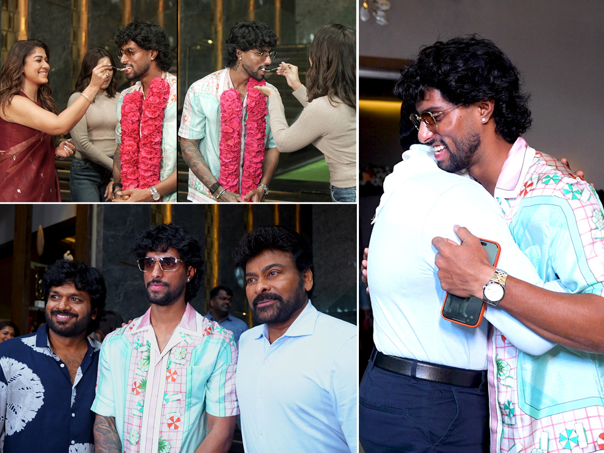 Chiranjeevi Felicitated Young Cricket Sensation Tilak Varma Photos1
