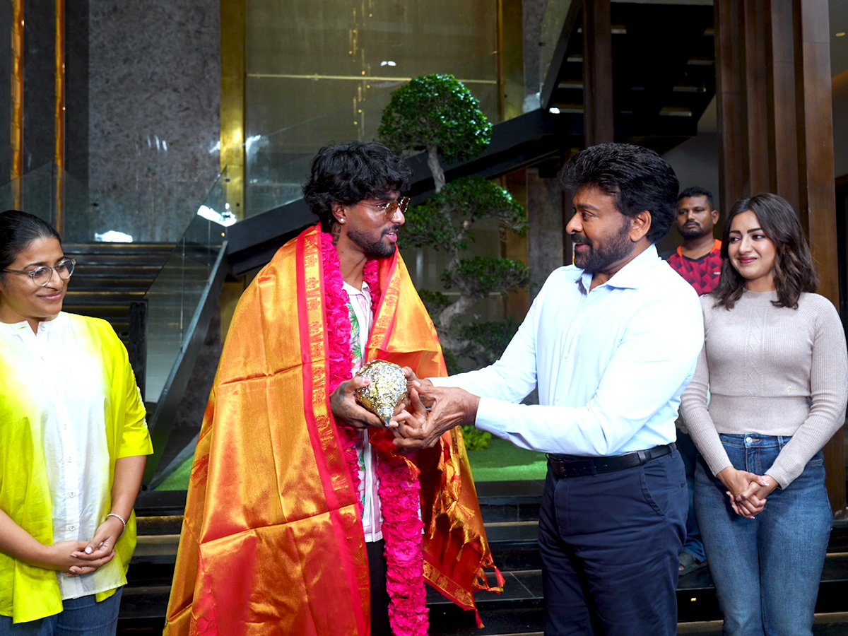 Chiranjeevi Felicitated Young Cricket Sensation Tilak Varma Photos20