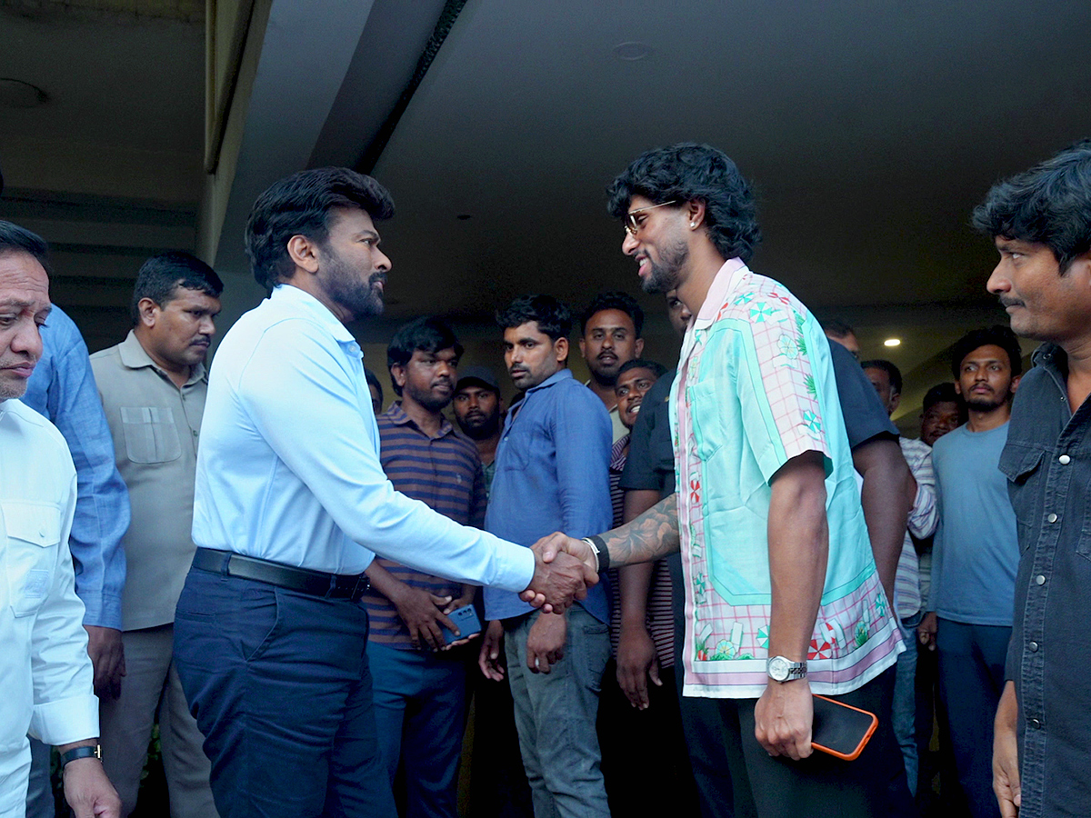 Chiranjeevi Felicitated Young Cricket Sensation Tilak Varma Photos24
