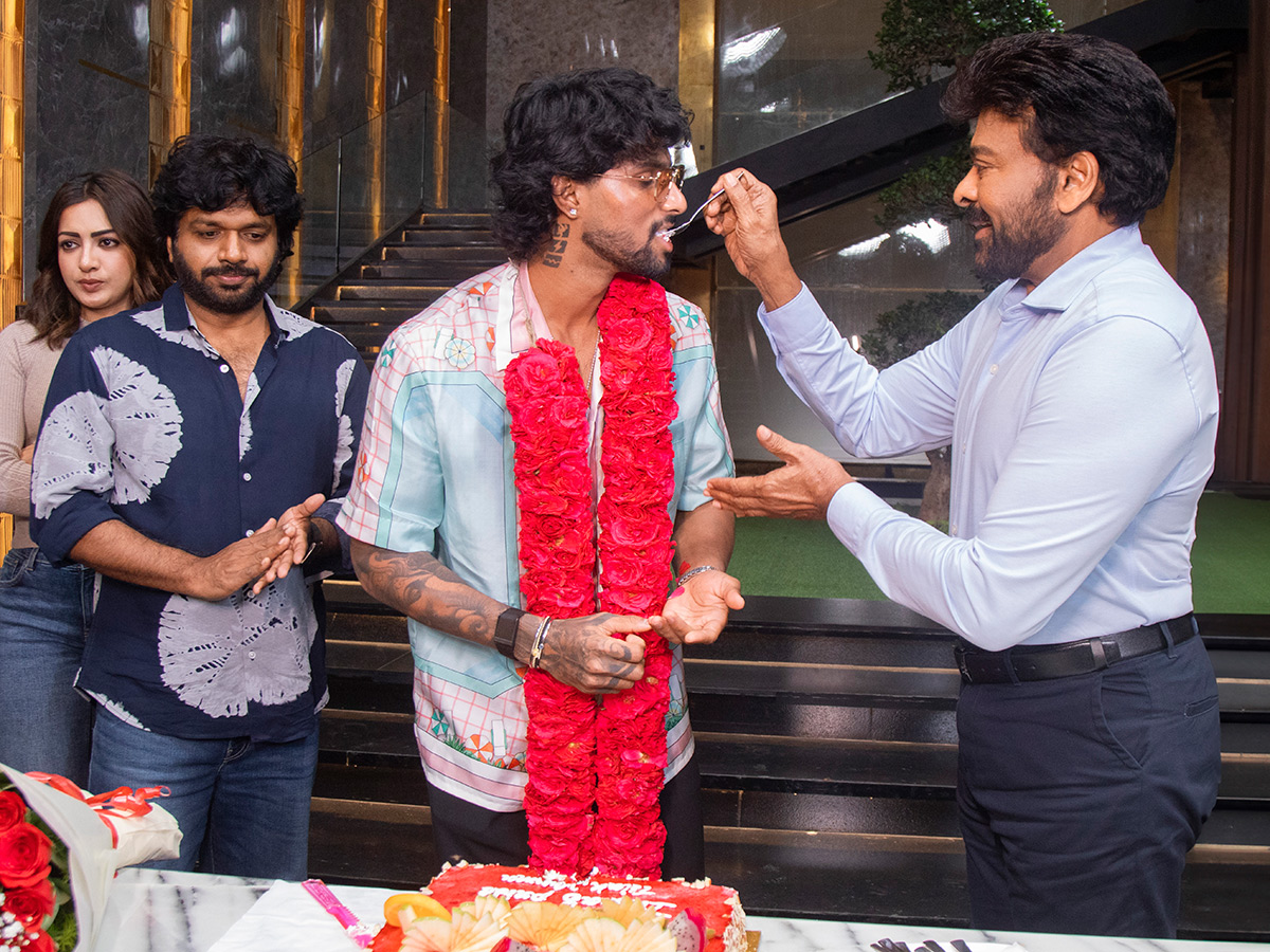 Chiranjeevi Felicitated Young Cricket Sensation Tilak Varma Photos25