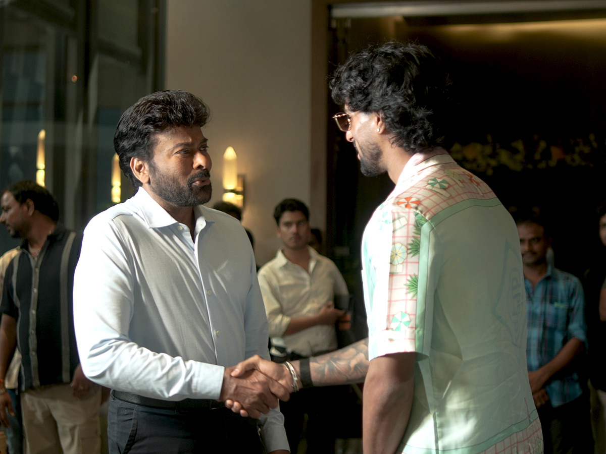 Chiranjeevi Felicitated Young Cricket Sensation Tilak Varma Photos9