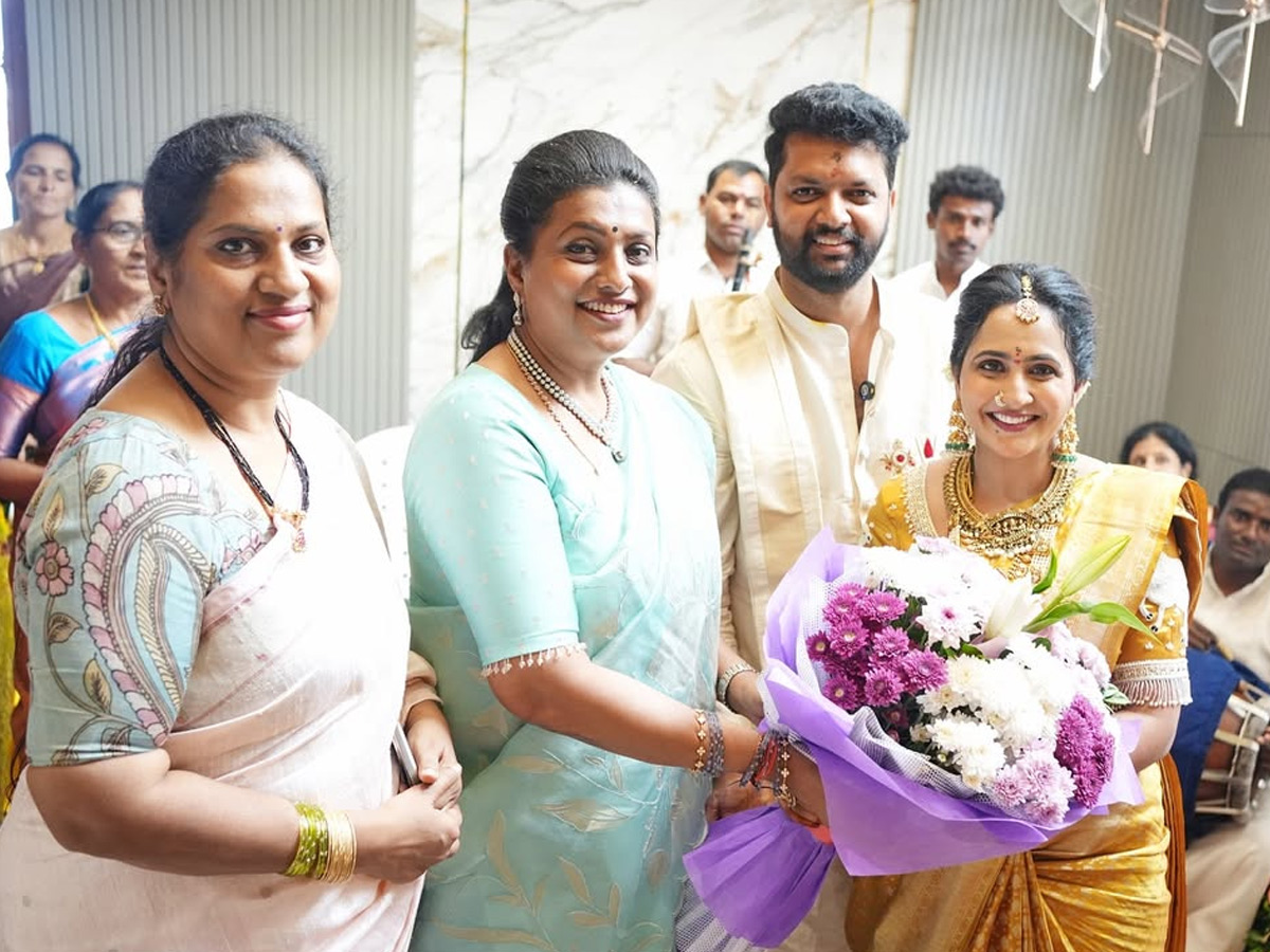 Rk Roja Attends Anchor Lasya House Warming Ceremony Photos12