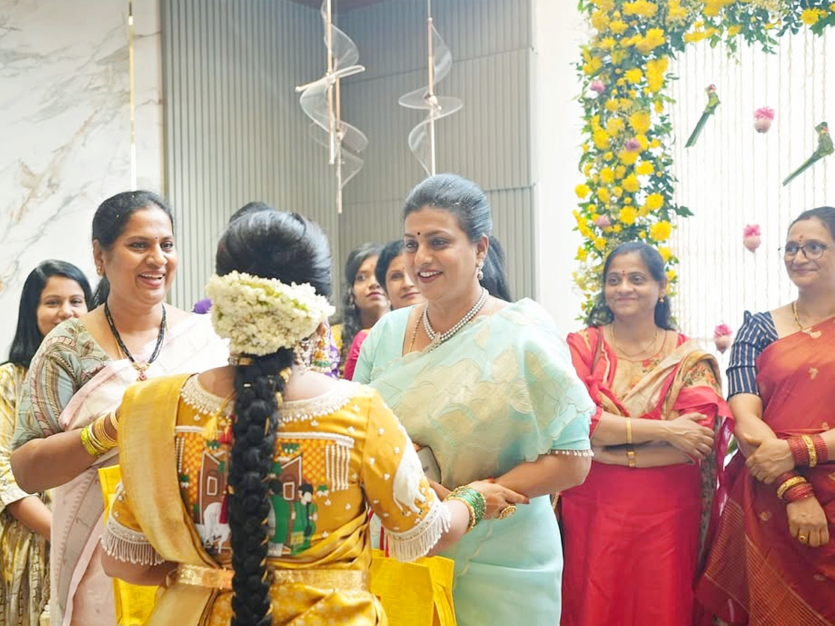Rk Roja Attends Anchor Lasya House Warming Ceremony Photos8