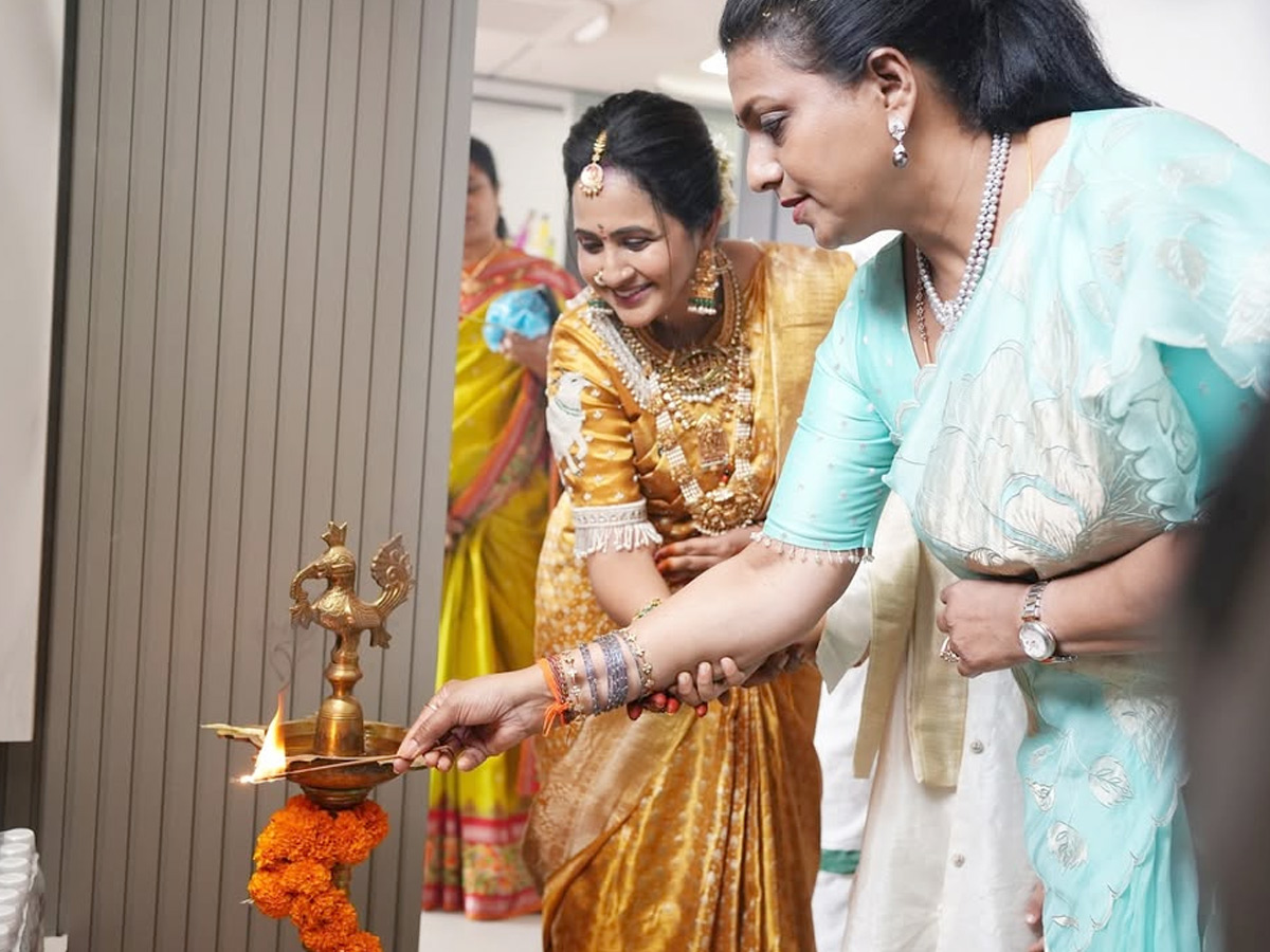 Rk Roja Attends Anchor Lasya House Warming Ceremony Photos9