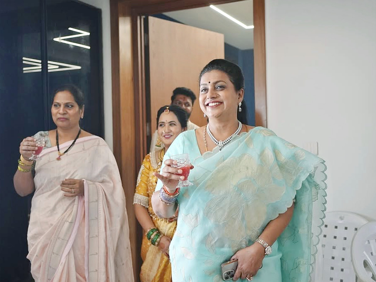 Rk Roja Attends Anchor Lasya House Warming Ceremony Photos10