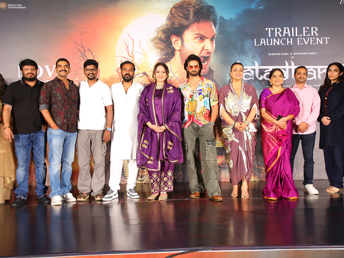 Sonakshi Sinha Jatadhara Movie Trailer Launch Event Photos 10