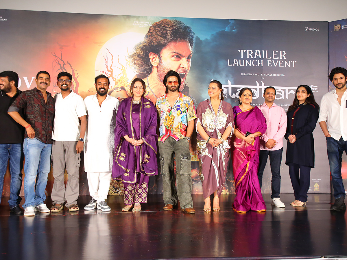 Sonakshi Sinha Jatadhara Movie Trailer Launch Event Photos 11