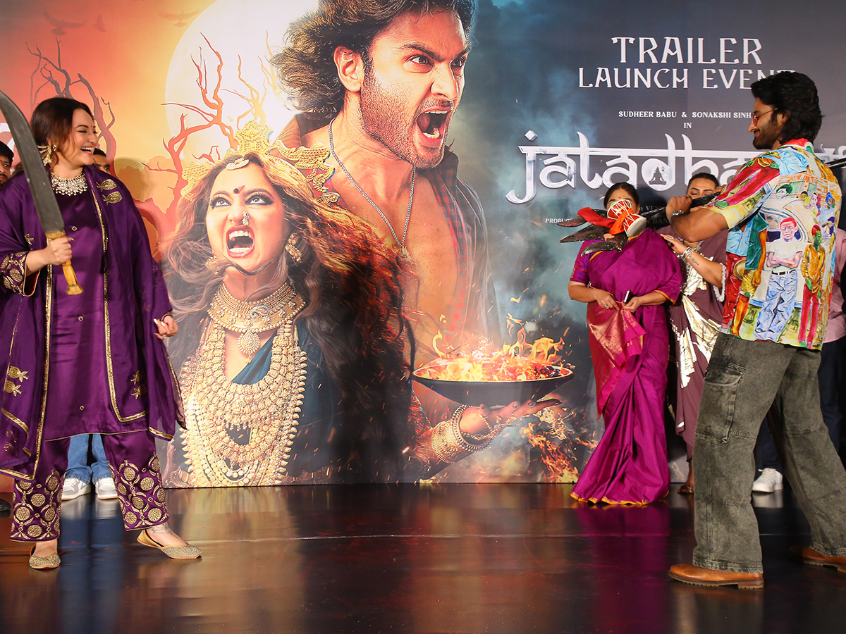 Sonakshi Sinha Jatadhara Movie Trailer Launch Event Photos 4