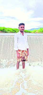 ప్రమాదంలో వ్యక్తికి తీవ్ర గాయాలు
1
