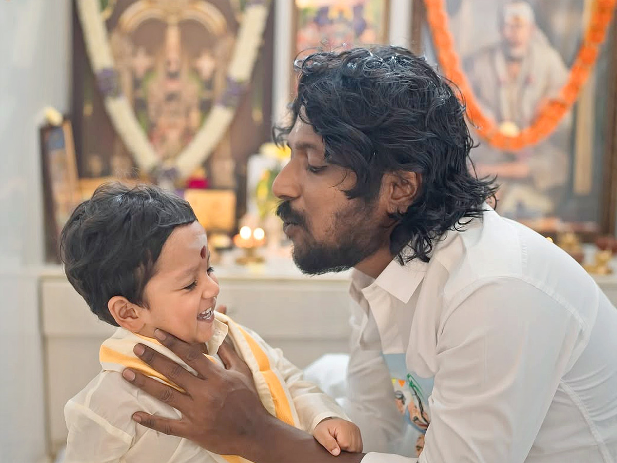 Actor Suhas second son cradle ceremony Beautiful Photos3